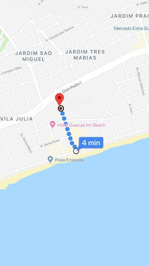 Apto A 2 Min A Pe Da Praia - Edificio Monte Carmel Γκουαρούχα Εξωτερικό φωτογραφία